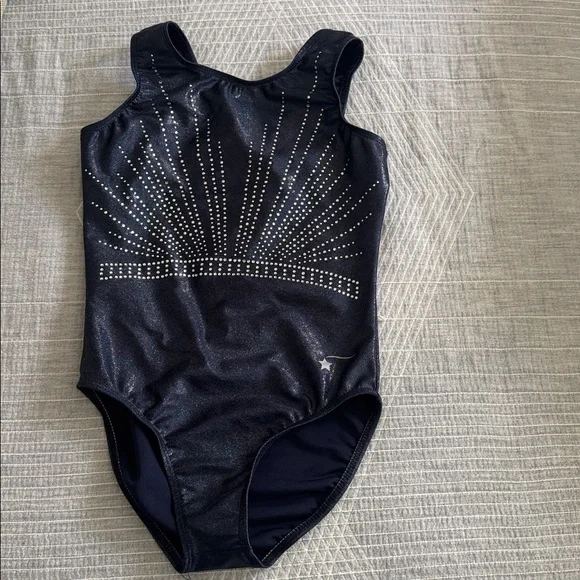 Destira “Hollywood” gymnastics leotard Sparkle Rhinestone - Picture 2 of 2